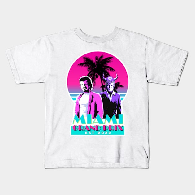 Guenther KMags Miami 2022 Kids T-Shirt by Worldengine